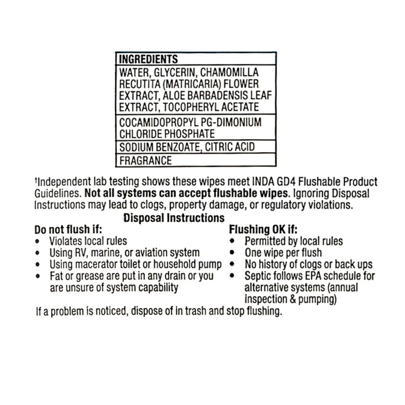Equate Hypoallergenic Flushable Wet Wipes, Fresh Scent, 240 Wipes, 5