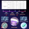 UV Toothbrush Sanitizer Holder for 4 | Wall Mounted Toothbrush
