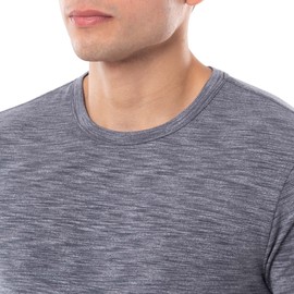 Lee Men's Quick Dry Short Sleeve Tee, Smoke Heather, X-Large