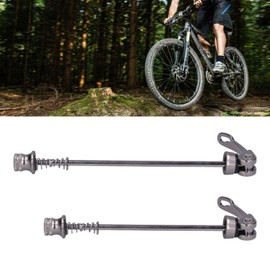 2pcs Bike Quick Release Skewers Bike Front Rear Skewer Accessory for Bike Wheel (Titanium)