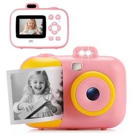 Kids Camera Instant Camera for Kids with 3 Roll Print Paper, Instant Print Camera with 32GB SD Card, Girls Toys Age 6-8 Birthday for Girls Age 8-10
