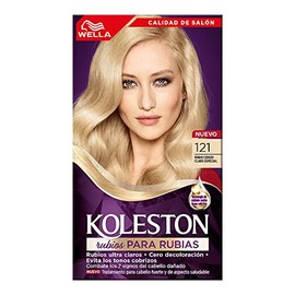 Koleston Tinte Permanente 121 Rubio Cenizo Claro Especial | Crema, Cabello normal, Cobertura de canas