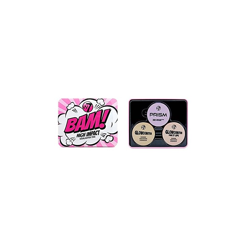 w7 Makeup - High Impact Bam! Set Trio Highlighter