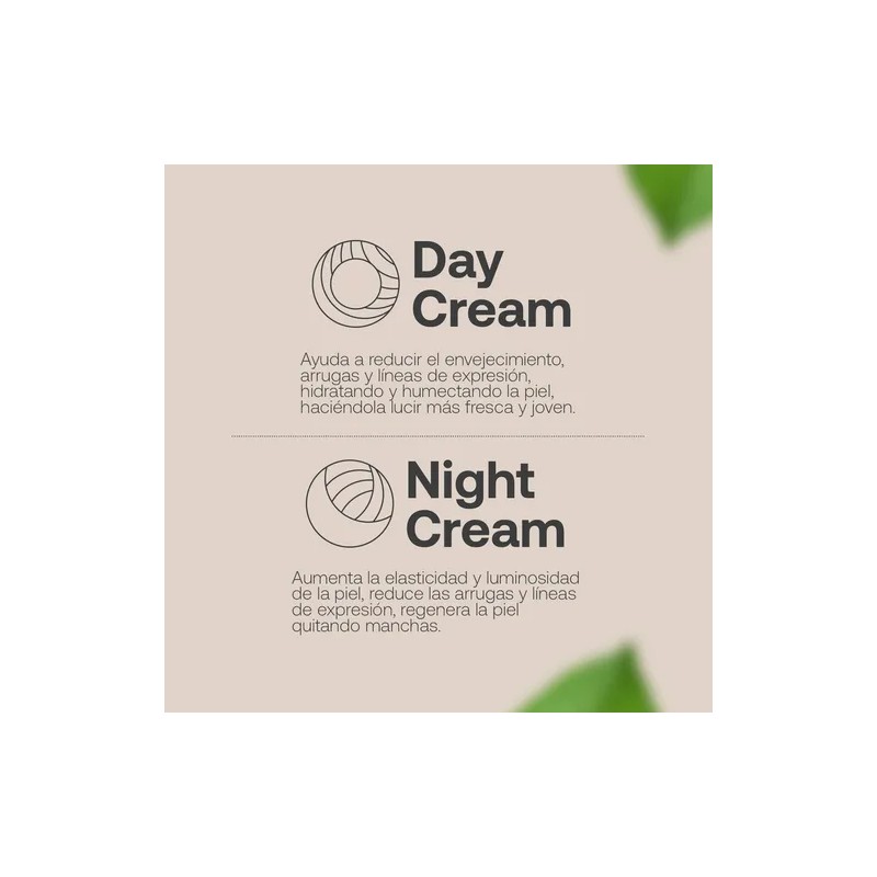 Kit Crema Dia Y Noche Para Rostro. B Life