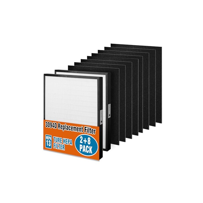 Hunter Air Purifier Replacement Filter Bundle (2 True HEPA +