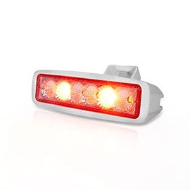 Marine White Spreader Spotlights, Red Chart Lamp, DC Dual Color Flood Light, Adjustable Mounting Angle 316 Stainless, DC 10-30V IP67 Using in Dark or Night for Pontoon Ship Yacht Off-road Car, 1 Pk