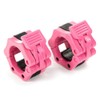 HemeraPhit 2" Barbell Weight Lifting Clips Pair (Pink)