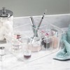 iDesign Makeup Countertop or Vanity-Storage Toiletries-Set of 2-Clear Cosmetic Organizer