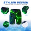 ALISISTER Men's Swimming Trunks Summer Swimming Shorts 3D Print Quick