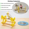 Rocking Bird Perch Toy, Wooden Parrot Toys Training, Intelligence Bird