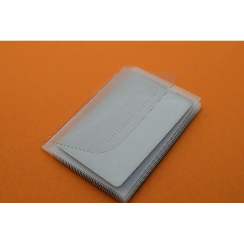 Set of 2 - Vinyl Wallet Inserts, Replacement Windows for