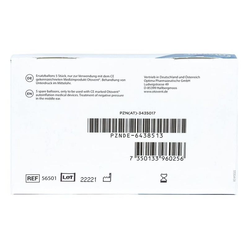 OTOVENT System Replacement Balloons Pack of 5