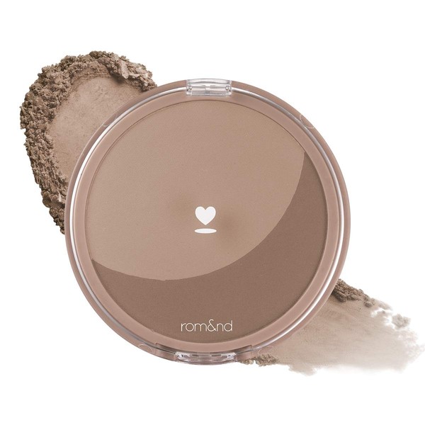 rom&nd Better Than Shape Bronzer, 01. OAT GRAIN, Contour Palette Powder, Smooth, Velvety Texture, Natural Look, Sculpted Face, Light to Dark, Matte Bronzer, Highly Pigmented, Long-Lasting, Facial Shading Makeup
