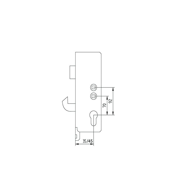 WindowParts WP Original Asgard Centre Lockcase Gearbox - Composite and