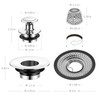 LEKEYE Shower Drain Hair Catcher | Bathtub Stopper/Strainer Stainless Steel