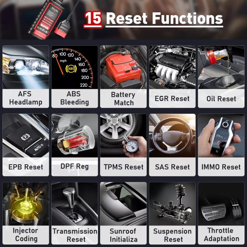 KINGBOLEN Ediag Plus Car OBD2 Scanner Diagnostic Tool ECU Coding