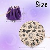 Rolling Purple Drawstring Bag with Purple Drawstring Bag DND Felt