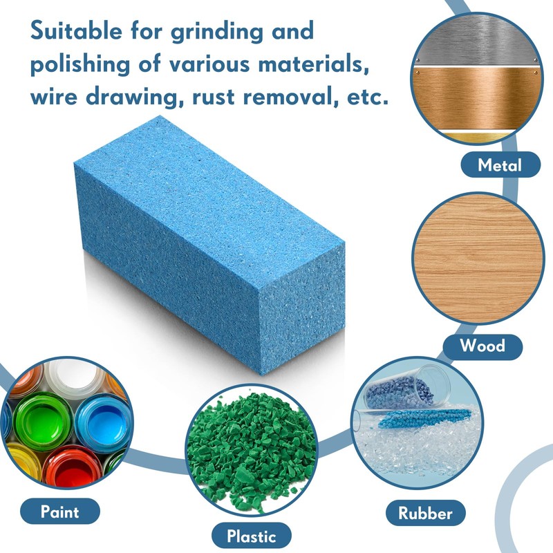 Batiyeer Soft Gummy Stone for Skis, Grinding Rubber Gummy Abrasive