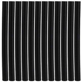 Juego de 12 Barras de Pegamento de Queratina Profesional para Extensiones de Cabello, Extensiones de Cabello para Peluca, Barras Adhesivas de Pegamento Termofusible, Herramienta para Peinar (Negro)