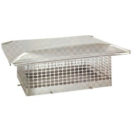 The Forever Cap CCSS1818 17 x 17-Inch Stainless Steel 5/8-Inch Spark Arrestor Mesh Chimney Cap