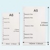 A6 Paper, [3 Packs] Toplive 100GSM Thick Refill Paper, 6