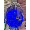 NEW Rattan Float Lamp W/ Netting W/blue Led Bulb Smokin