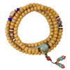 FAZOVIN Genuine Aged Bodhi Seed Bracelet 108 Mala Beads Necklace-
