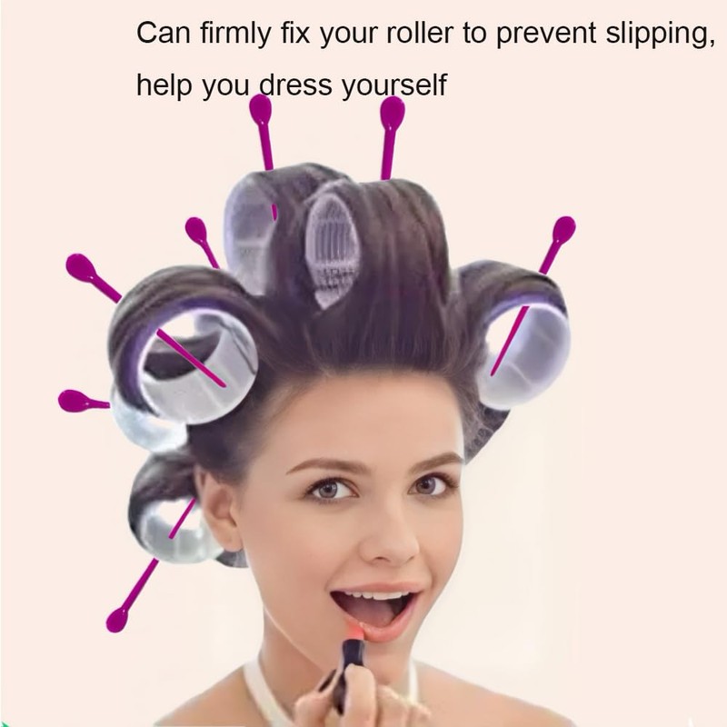 100PCS Plastic Hair Roller Pins – Durable, Reusable Curling Picks