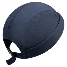 Clape Men's Skullies & Beanies Docker Hat Visor-Less Cap Quick Dry Brimless Hats Worker Sailor Cap Harbour Hat, Navy Blue