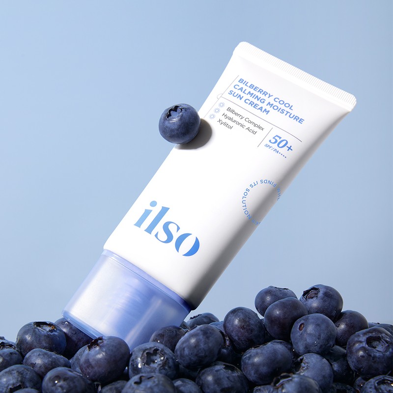 sweep Ilsso Bilberry Cool Calming Moisture Sun Cream 50ml SPF