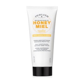 Perlier Honey Miel Crema de manos hidratante diaria con extracto de limón, 3.3 onzas