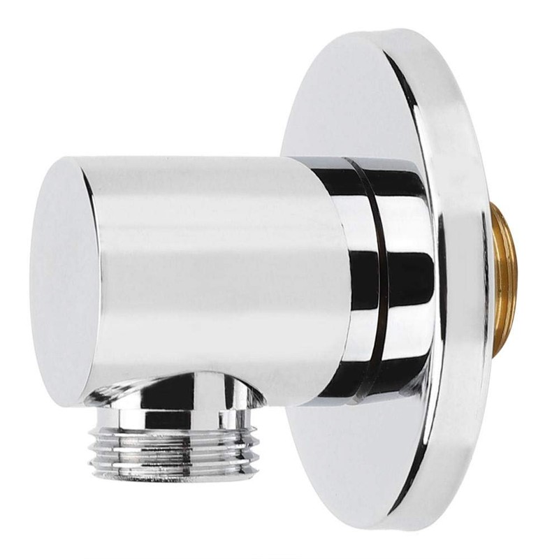 Copper Wall-Mounted Shower Hose Connector Wall Elbow Bathroom Accessories G1/2in