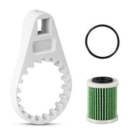 Fuel Filter Water Separator Wrench with Gasket & Filter, Fuel Oil Filter Wrench Fuel Filter Cup Wrench Tool for Yamaha 4-Stroke 150-350 HP (Serial Number 0406) Replace YB-ACC04 18-79815