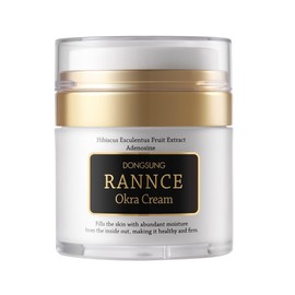 Dongsung Rannce Okra Cream for Face Wrinkle improvement Anti Aging Cream with Functional Plants Okra extract Provides Moisturizes, hydration for the skin and Improves Skin Firmness - 50g