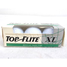 Spalding Sleeve of 3 Spalding Top Flite XL Regular Trajectory Golf Balls 75-2