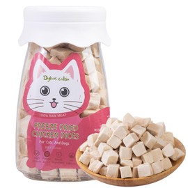 Freeze Dried Chicken Breast - Single Ingredient Cat and Dog Treats Natural Animal Protein Healthy Tasty Snacks for Training (113g)