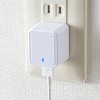 Sanwa Supply ACA-IP79W Cube USB Charger (2.4A, White)