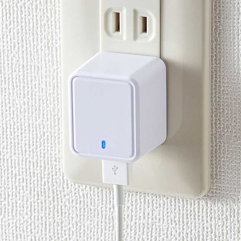 Sanwa Supply ACA-IP79W Cube USB Charger (2.4A, White)