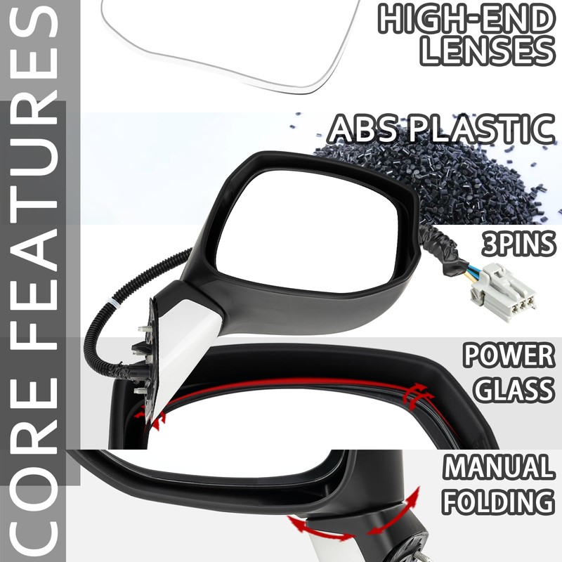 Passenger Side Right Mirror for 2012-2015 Honda Civic | Power