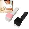 2Pcs Facial Cleansing Brush Effective Soft Black White Square Face