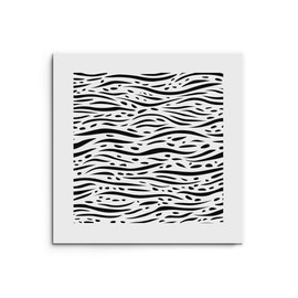 SABA Home Decor White Air Vent Cover - Acrylic Plexiglass 6 x 10 Duct Opening (8 x 12 Overall) Return Grille Decorative Covers for Walls & Ceilings NOT for Floor USE, Waves