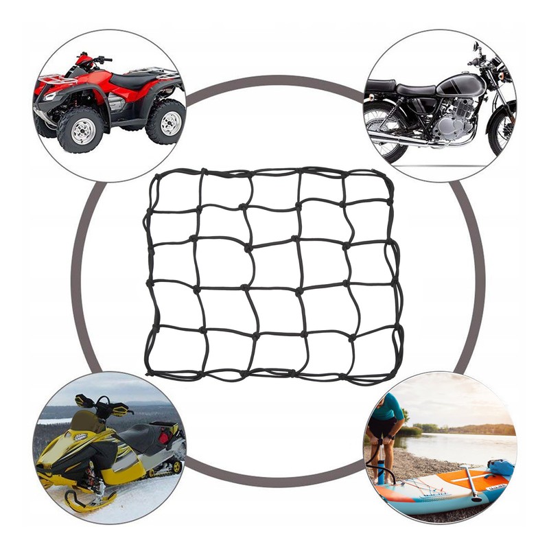 15 Inch Cargo Net Elastic Powerful Protection Versatile High Strength