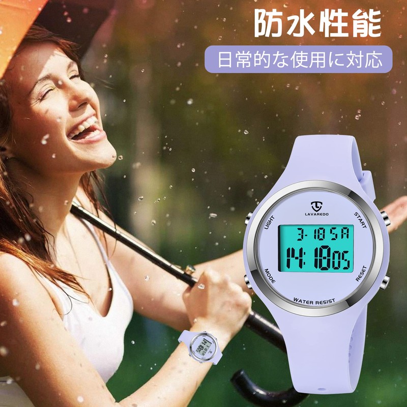 Wristwatch Women Watch Men Digital Watch Unisex, purple, sports
