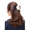[ヴァンテーヌ] VINGTAINE カメリア リボン バレッタ ヘアアクセサリー H-472-WH ホワイト
