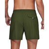 Gleeease 5Inch Mens Swim Trunks: 2 in 1 Compression Liner