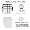 Replacement Filters for Shark Stratos AZ3002 AZ3000 AZ3000W DuoClean PowerFins
