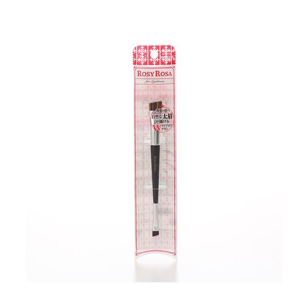 Rosie Rosa double-ended eyebrow brush smudge type
