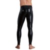 Late X Men's Smallleeve Latex Leggings, Large