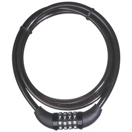 Master Lock 8119DPF 5' Long x 3/8" Diameter Set Your Own Combination Cable Bike Lock