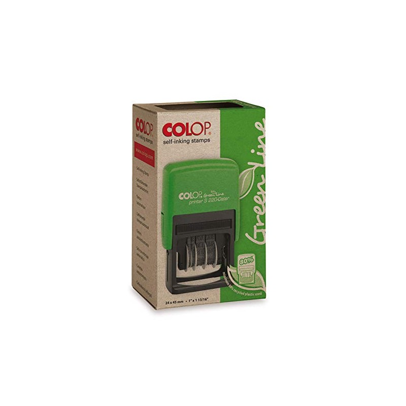 Colop 127787 Printer S260 Green Line Date German and Text